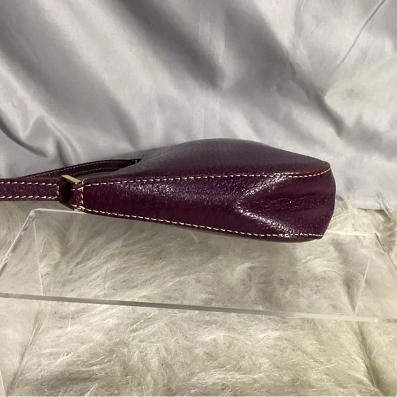 Kate Spade Purple Leather Shoulder Bag w/COA